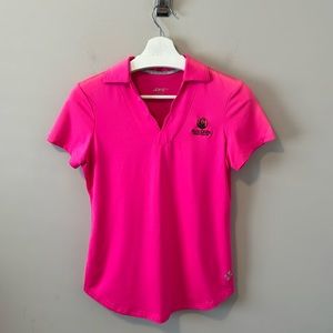 Jofit Bear Creek Golf Club Hot Pink Golf Polo